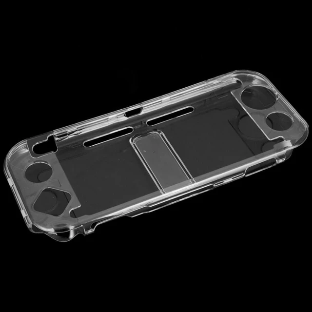 Alt view image 2 of 3 - Crystal Transparent Case Protective Cover Environmentally Friendly PC Skin Fit For Nintendo Switch Lite Bracket Function
