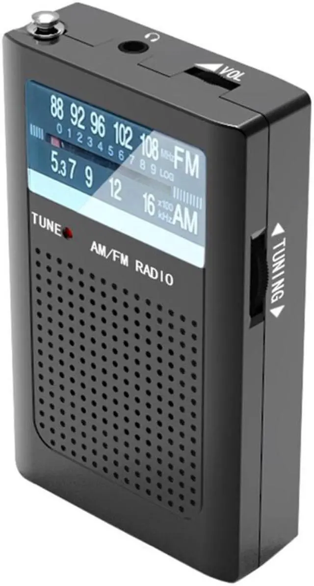 Main image of Antenna Digital Radio Portable AM/FM Radio with Monitor Headphone Jack Volume Adjustable for Home Outdoor Use