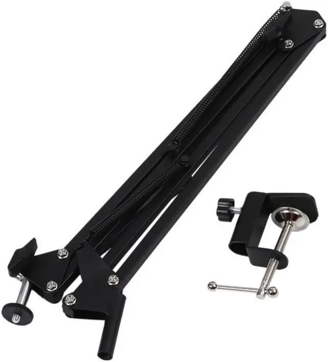 Alt view image 3 of 6 - Adjustable Desktop Clamp Suspension Boom Scissor Arm Mount Stand Holders for Logitech Webcam C922 C930E C930 C920 C615