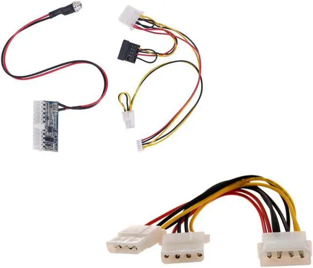 Alt view image 2 of 6 - Computer Molex 4 Pin Power Supply Y Splitter Cable With DC-ATX-160W 160 Watt High Power