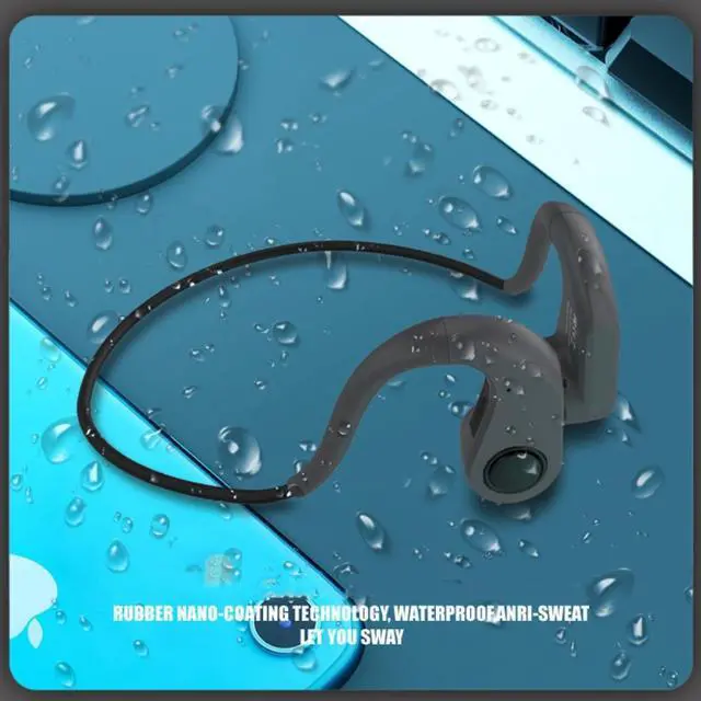 Alt view image 3 of 3 - X8 Bluetooth 5.0 Wireless Headphones Bone Conduction Earphone Outdoor Sport Headset With Microphone Hands