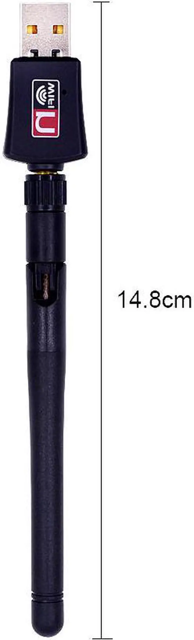 Main image of CHIPAL  Mini adaptateur récepteur Wifi USB sans fil, 300Mbps, antenne 2dB, carte réseau Lan 802.11n/b/g, haute vitesse