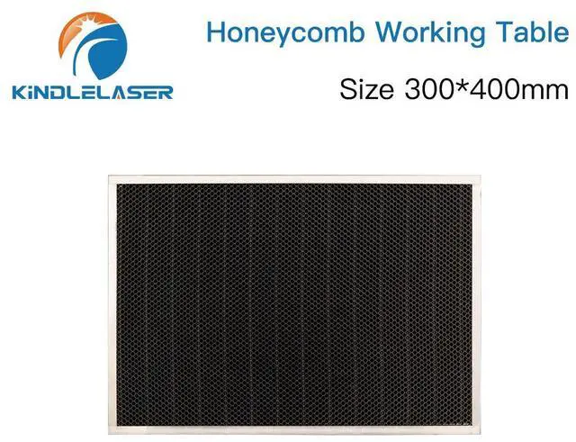 Alt view image 5 of 7 - KINDLELASER  Table de travail en nid d'abeille, dimensions personnalisables 300x400mm, plate-forme Laser, pièce pour graveur Laser CO2, Machine de découpe
