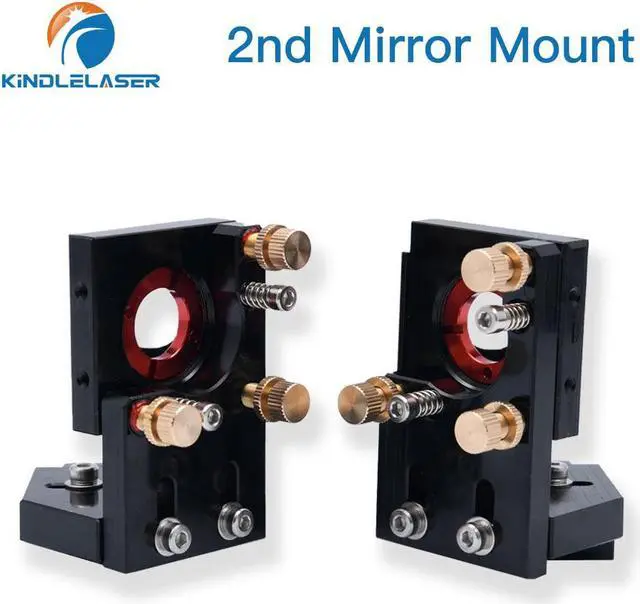 Alt view image 5 of 7 - KINDLELASER  deuxième miroir Laser CO2 noir, montage intégré pour Machine à graver Laser 25mm