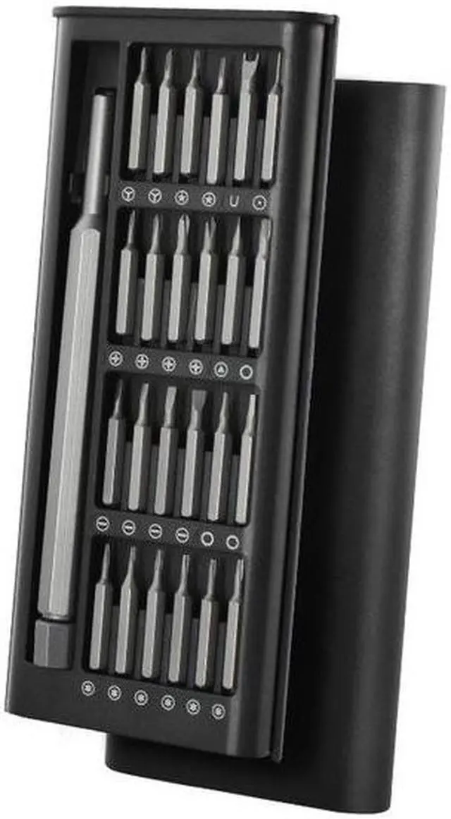 Main image of Kit de tournevis multifonctions démontable S2 24 en 1, Mini Kit de tournevis démontable pour la réparation de téléphones PC numériques à la maison