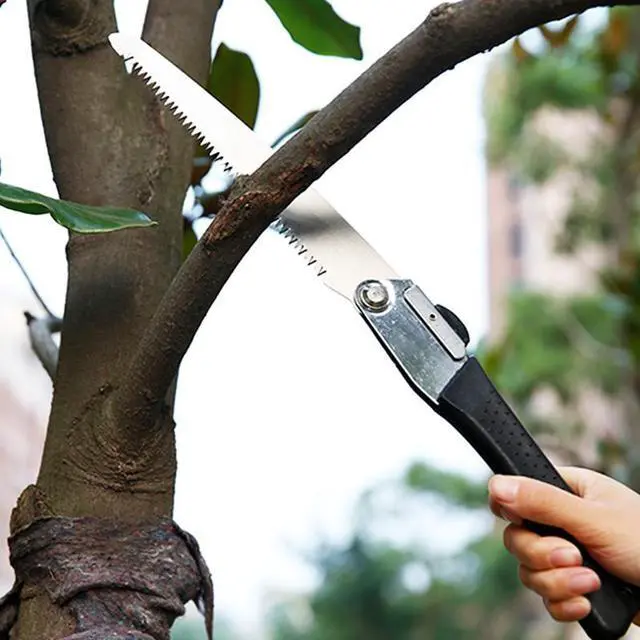 Alt view image 2 of 4 - Scie à main pliante Portable SK5, 425mm, pour le travail du bois, outil de jardinage et de Camping, lame de scie à trempe