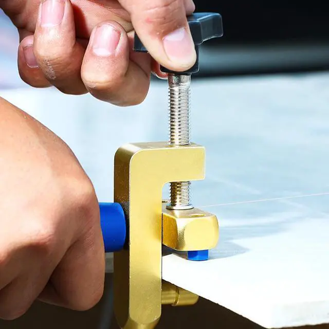 Alt view image 3 of 4 - Pince de coupe de verre 2 en 1, outil de coupe de carreaux de céramique, miroir, outil manuel de bricolage à domicile, roue de coupe en acier au tungstène