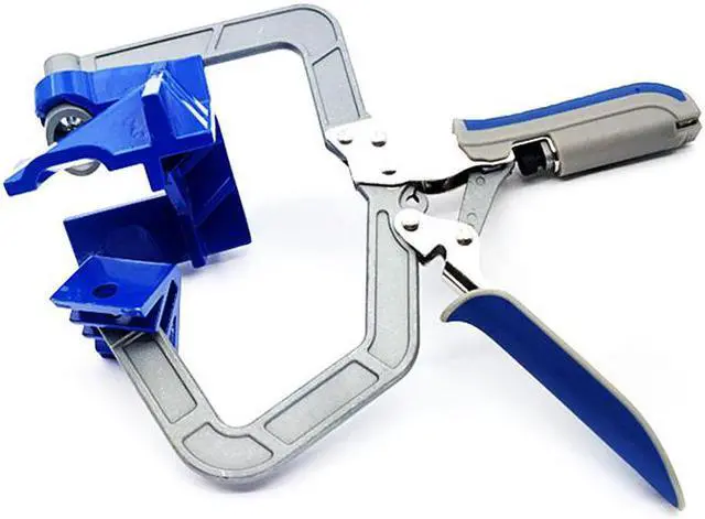 Alt view image 3 of 4 - Fixation auxiliaire à 90 degrés, planche d'épissure pour le travail du bois, panneau de positionnement, Clip fixe, charpentier, serrage d'angle, outil de serrage carré