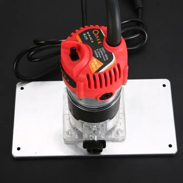 Alt view image 3 of 4 - Plaque d'insertion de Table de routeur, modèles de routeur pour le travail du bois, planche à découper pour les bancs de travail du bois, plaque de Table de routeur