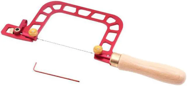 Main image of Scie à main multifonction avec cadre en alliage d'aluminium, universelle, fonctionne comme scie à crochet, scie à molette, scie à arc, scie à bois