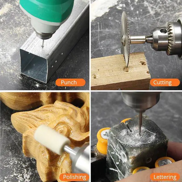 Alt view image 2 of 7 - Perceuse électrique à vitesse Variable, outil électrique, Mini meuleuse multifonctionnelle, rectifieuse, stylo de gravure pour outils rotatifs Dremel