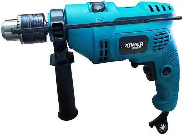 Main image of Perceuse à câble avec Impact 220v, perceuse électrique classique, perceuse à main, bricolage, pilote électrique, outil de travail du bois