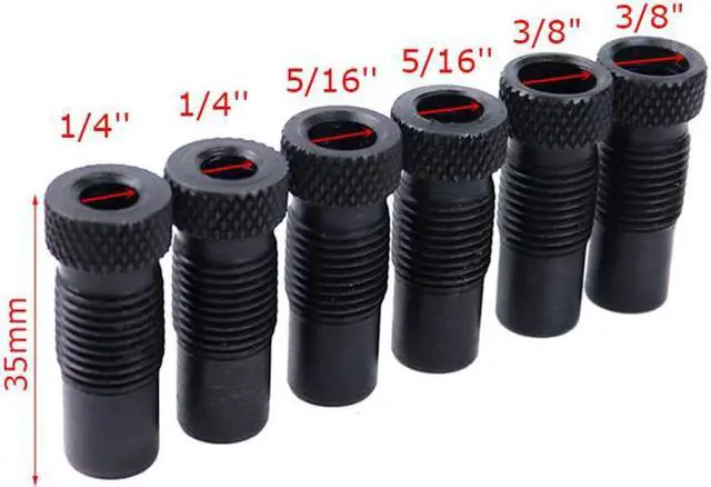 Alt view image 4 of 7 - Kit de gabarit de chevilles auto-centrant pour le travail du bois, Guide de perçage, jeu de bagues, bois, grande capacité, gabarit de chevilles, poinçon, localisateur de Joints