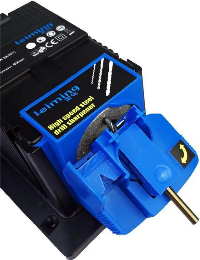 Alt view image 4 of 7 - Affûteur de couteaux électrique 96w 3 en 1, affûteur de meules de ménage, ciseaux à mèches, outils de meulage de couteaux de cuisine