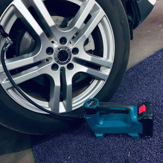 Alt view image 2 of 7 - Compresseur d'air Portable haute pression pour voiture, avec affichage numérique, pompe sans fil rechargeable, pour batterie Makita, 18V