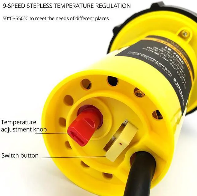 Alt view image 3 of 7 - Soudeurs en plastique haute puissance 50-550 , pistolet de soudage à Air chaud, torche de soudage à Air chaud pour pare-choc de voiture, réparation de fissures de cuir de plancher d'évier en PP