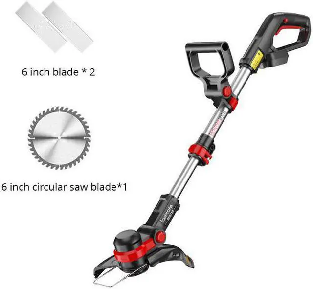 Main image of Tondeuse à gazon électrique sans fil 20V, tondeuse à gazon, taille-haie portable réglable, sans batterie