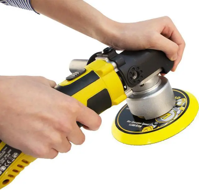 Alt view image 2 of 7 - Polisseuse à double Action pour voiture, 220V, 6 pouces, tampon de voiture, polisseuse aléatoire, Machine pour enlever les rayures, outils électriques