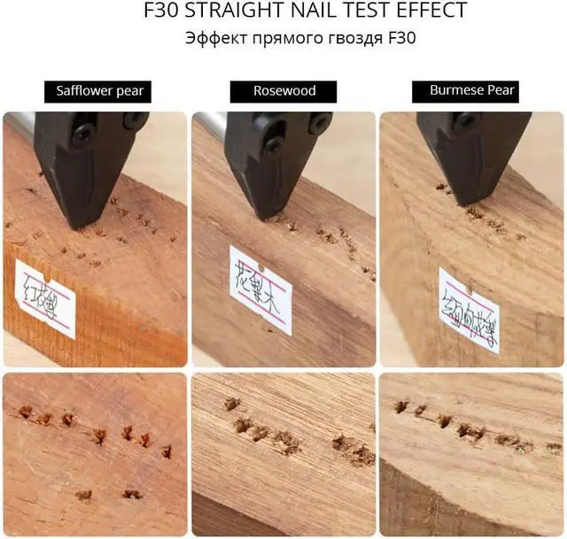 Alt view image 2 of 7 - Agrafeuse à fil électrique 220V, double usage, outils électriques pour le travail du bois, bricolage de meubles, pistolet à ongles, mise à niveau
