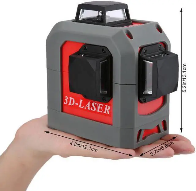 Alt view image 3 of 7 - Niveau Laser 3x360 ° 12 lignes à nivellement automatique, alimentation multimode, travail du bois Construction outils de mesure