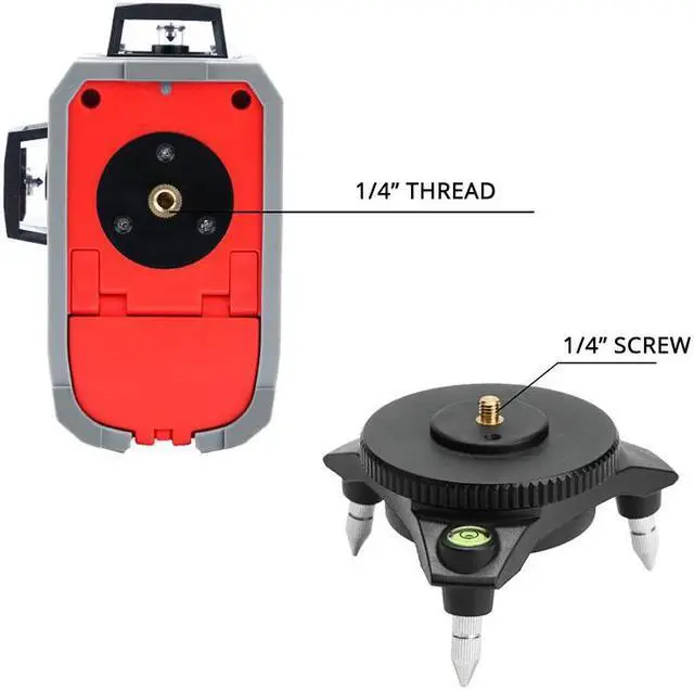 Alt view image 4 of 7 - Niveau Laser 3x360 ° 12 lignes à nivellement automatique, alimentation multimode, travail du bois Construction outils de mesure