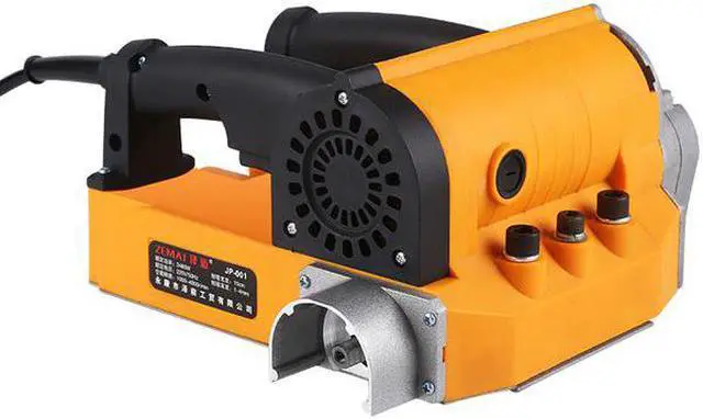 Main image of Raboteuse murale électrique 220V, 2000w, Machine à pelleter les vieux murs, avec mastic, profondeur réglable de 0 à 4MM, sans poussière