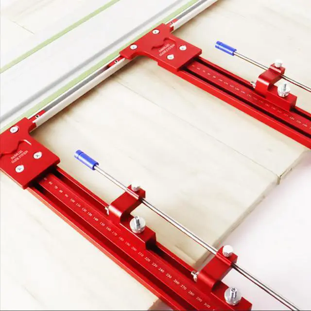 Alt view image 2 of 4 - Rail de guidage parallèle pour le travail du bois, scie circulaire électrique 1200mm, Machine à graver, piste auxiliaire de coupe, accessoire d'outil électrique
