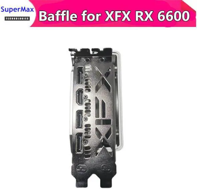 Alt view image 3 of 4 - Nouveau support pour carte graphique de jeu XFX RX 6600 8G GDDR6, Black Wolf, lunette de déflecteur, 5 pièces/lot