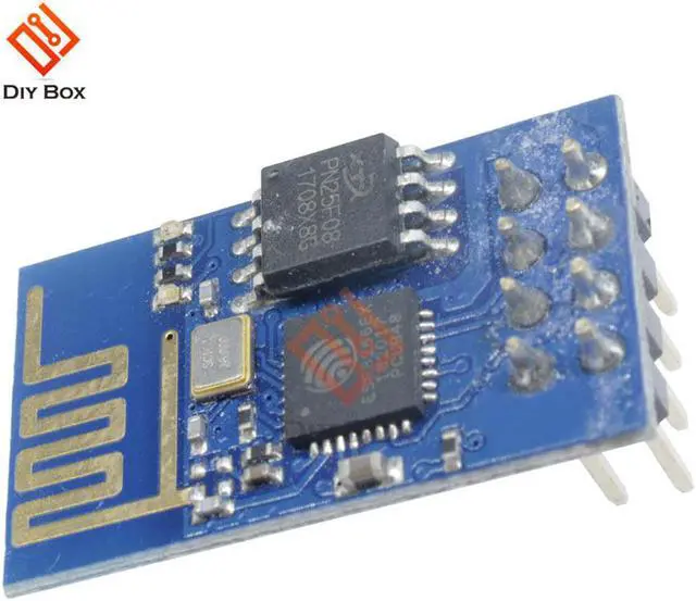 Alt view image 6 of 7 - ESP8266 ESP-01 ESP01 WIFI Wireless Transceiver Remote Serial Port Wireless Module LWIP AP+STA SMD Interface Board DIY Electric