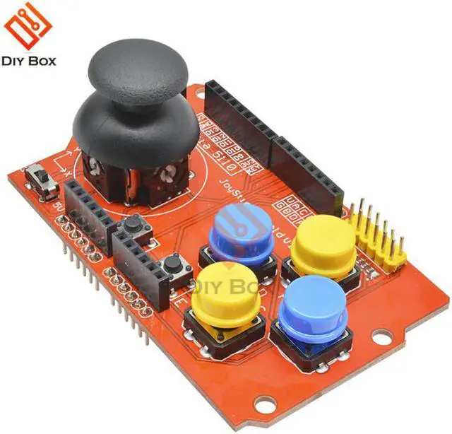 Alt view image 5 of 7 - Gamepad JoyStick Keypad Shield Module Puzzle Expansion Board for Arduino nRF24L01 Nk 5110 LCD IIC I2C  Mega 1280 2560