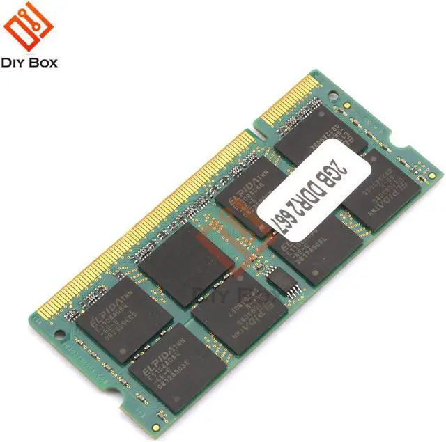 Alt view image 2 of 4 - 2GB DDR2 200PIN 667MHZ PC2-5300 SO-DIMM Laptop Notebook Memory Dual Channel Double-side 16chips Top Quqlity