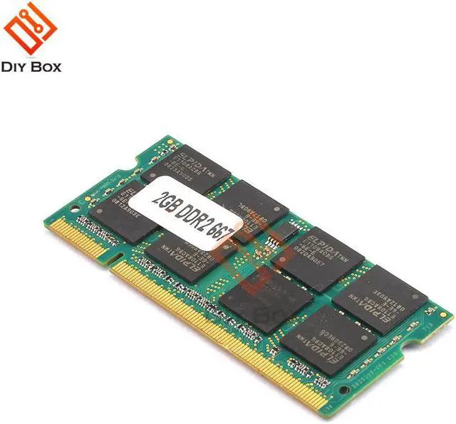 Alt view image 3 of 4 - 2GB DDR2 200PIN 667MHZ PC2-5300 SO-DIMM Laptop Notebook Memory Dual Channel Double-side 16chips Top Quqlity