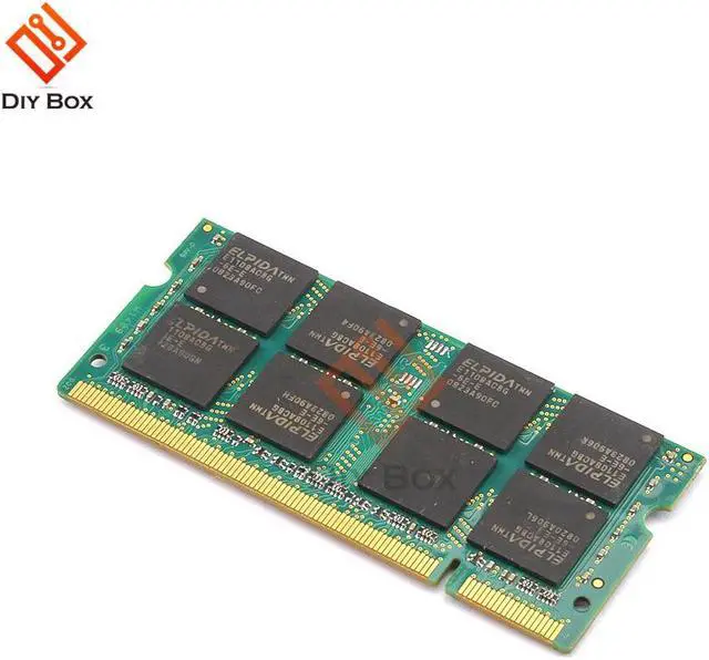 Alt view image 4 of 4 - 2GB DDR2 200PIN 667MHZ PC2-5300 SO-DIMM Laptop Notebook Memory Dual Channel Double-side 16chips Top Quqlity