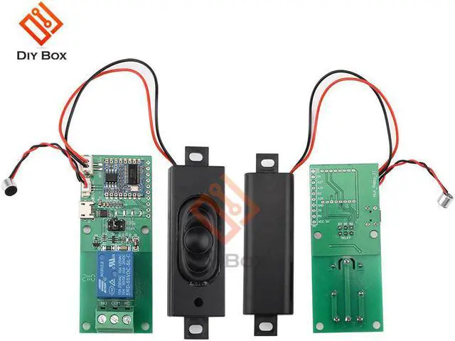 Alt view image 4 of 4 - HLK-V20 Speech Recognition Module Human Speech Voice Control Module Development Board Custom Voice Control Switch Module