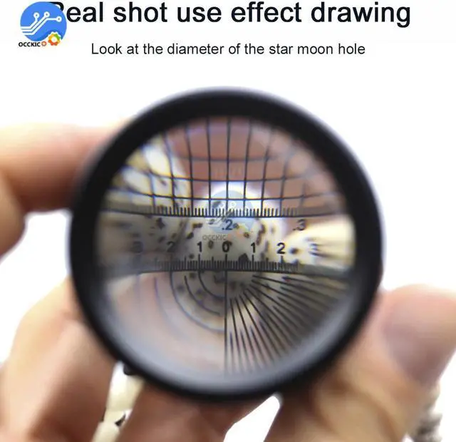 Alt view image 4 of 7 - Cylindrical 30 Times Color Card Reading Small Print Magnifying Glass