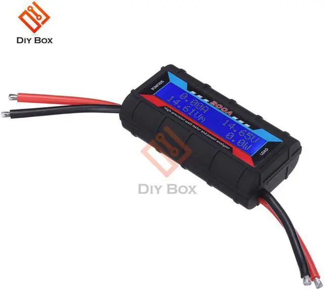 Alt view image 2 of 4 - 200A Voltmeter Ammeter RC Car Tester Voltage Power Energy Electric Current Monitor Meter Digital Wattmeter DC 0-60V