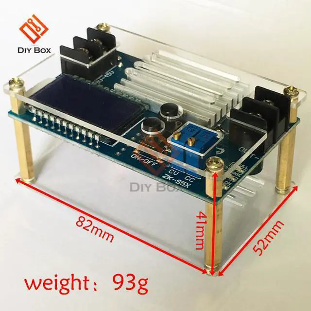Alt view image 4 of 7 - DC-DC DC 9 -45V to 10 -50V 5A Step Up Power Supply Module Adjustable Boost Adapter CV/CC Converter LCD Display with Case
