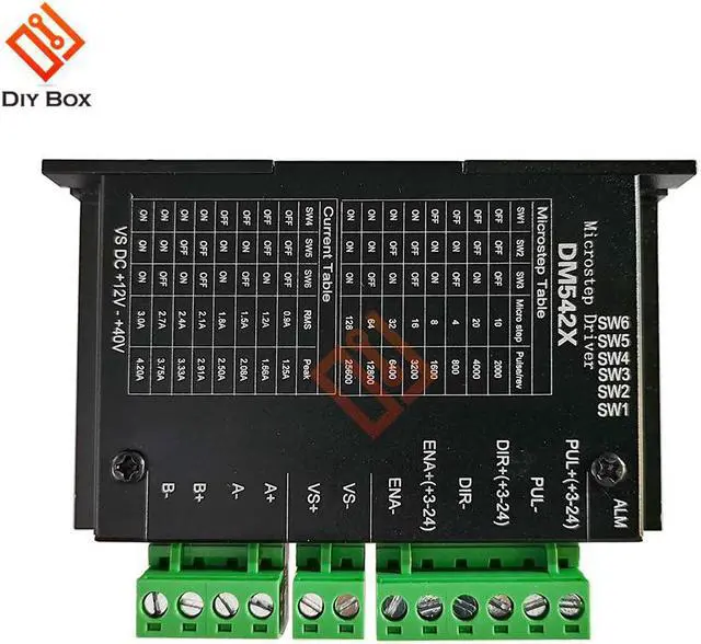 Main image of DM542X Digital DSP Stepper Motor Driver 2 Phase 4.2A for 42/57 Stepper Motor 128 Subdivision Low Noise Low Voltage Version