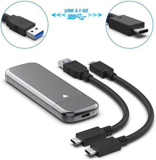 Main image of Boîtier pour disque dur Portable SSD, 10Gbps, USB 3.1, dispositif de stockage pour PC, ordinateur Portable