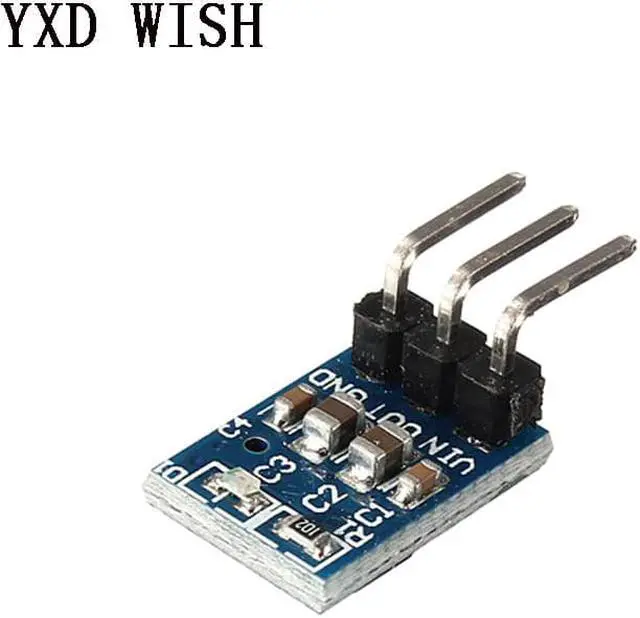 Alt view image 2 of 4 - Alimentation électrique abaisseur 5V à 3.3 V, 5 pièces, Module Buck AMS1117 800MA, panneau d'amplification réglable, régulateur de tension