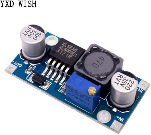 Alt view image 2 of 4 - Module Booster XL6009 DC-DC, alimentation électrique, sortie de carte réglable, Module élévateur Super LM2577