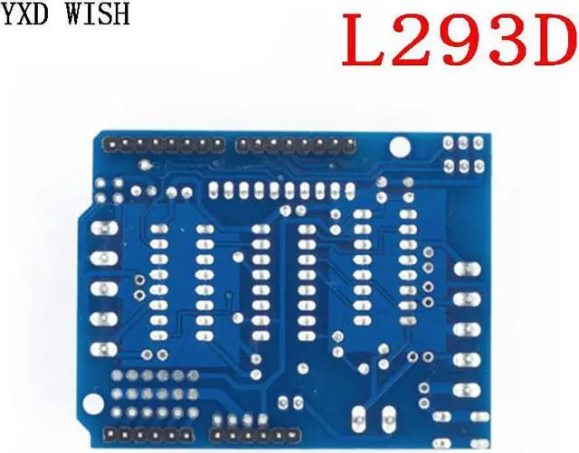 Alt view image 2 of 4 - Panneau de commande de moteur L293D, panneau d'extension d'entraînement à 4 canaux pour arduino Mega2560