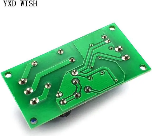 Alt view image 3 of 4 - Interrupteur de minuterie de retard réglable, Module de relais de retard, arrêt de relais 1-60 secondes, DC 12V 10V-14.5V NE555