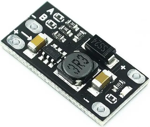 Alt view image 2 of 4 - Mini convertisseur élévateur de tension, 5 pièces, 3V 3.2V 3.3V 3.7V 5V 9V à 12V, régulateur de tension, carte PCB, Module de batterie au Lithium