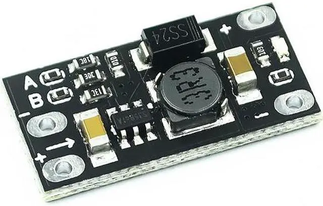 Alt view image 3 of 4 - Mini convertisseur élévateur de tension, 5 pièces, 3V 3.2V 3.3V 3.7V 5V 9V à 12V, régulateur de tension, carte PCB, Module de batterie au Lithium