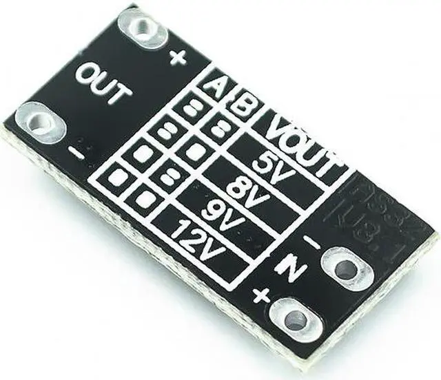 Alt view image 4 of 4 - Mini convertisseur élévateur de tension, 5 pièces, 3V 3.2V 3.3V 3.7V 5V 9V à 12V, régulateur de tension, carte PCB, Module de batterie au Lithium