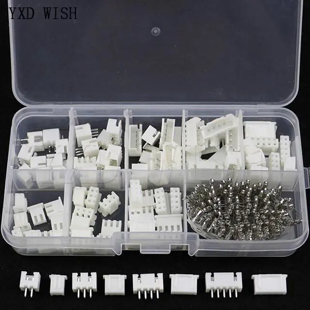 Alt view image 3 of 6 - Connecteur de fil adaptateur XH, 230 pièces, XH2.54 2p 3p 4p 5 broches, pas de 2.54mm