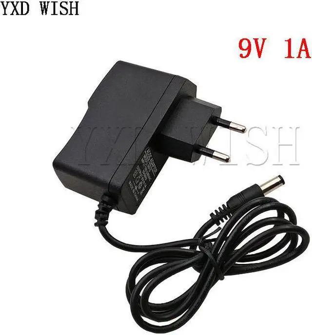 Alt view image 2 of 4 - Alimentation cc 9 V 1A AC 110V 220V à 9 V adaptateur d'alimentation prise EU chargeur 9 V Volt pour adaptateur de convertisseur de bande lumineuse LED