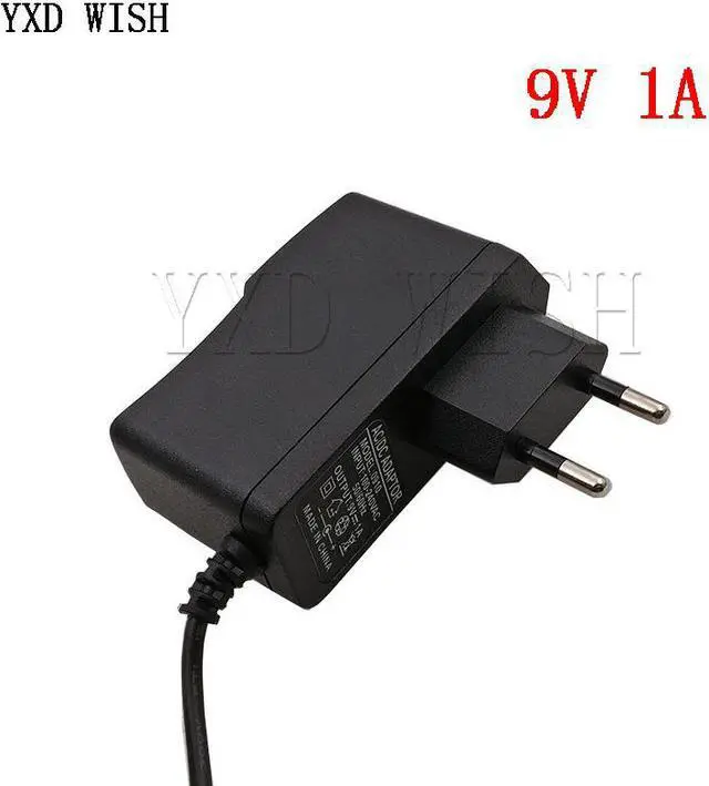 Alt view image 3 of 4 - Alimentation cc 9 V 1A AC 110V 220V à 9 V adaptateur d'alimentation prise EU chargeur 9 V Volt pour adaptateur de convertisseur de bande lumineuse LED