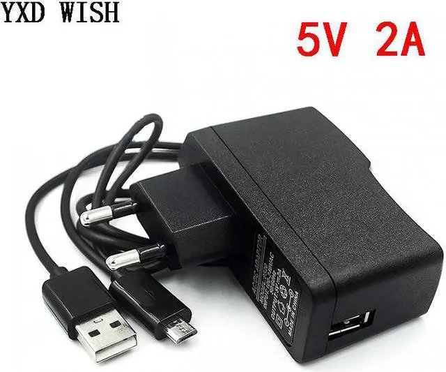 Main image of Adaptateur d'alimentation USB 5 V 2a pour Raspberry Pi B 5 V 2a, convertisseur de chargeur, prise ue